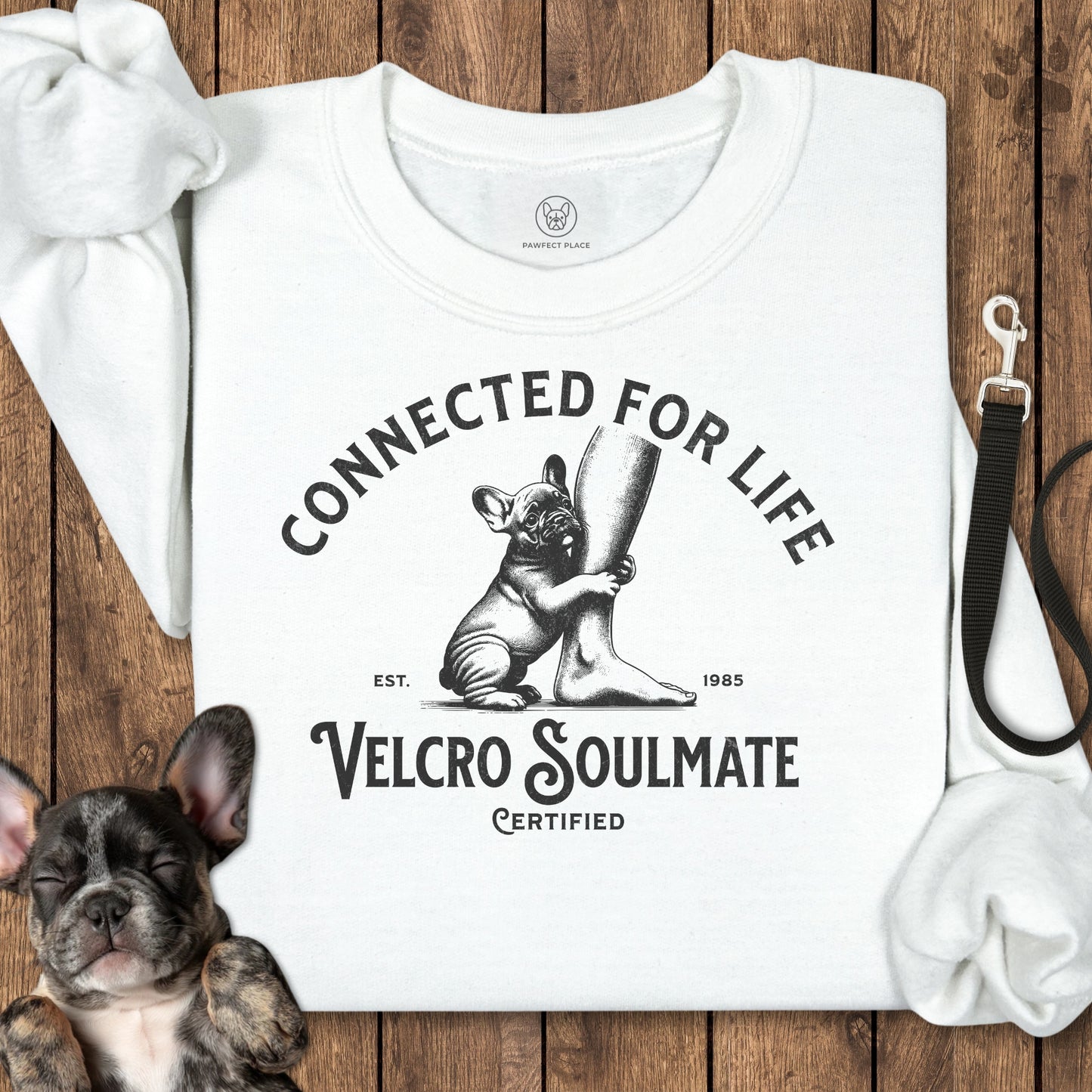 Frenchie Velcro Soulmate - Sweatshirt