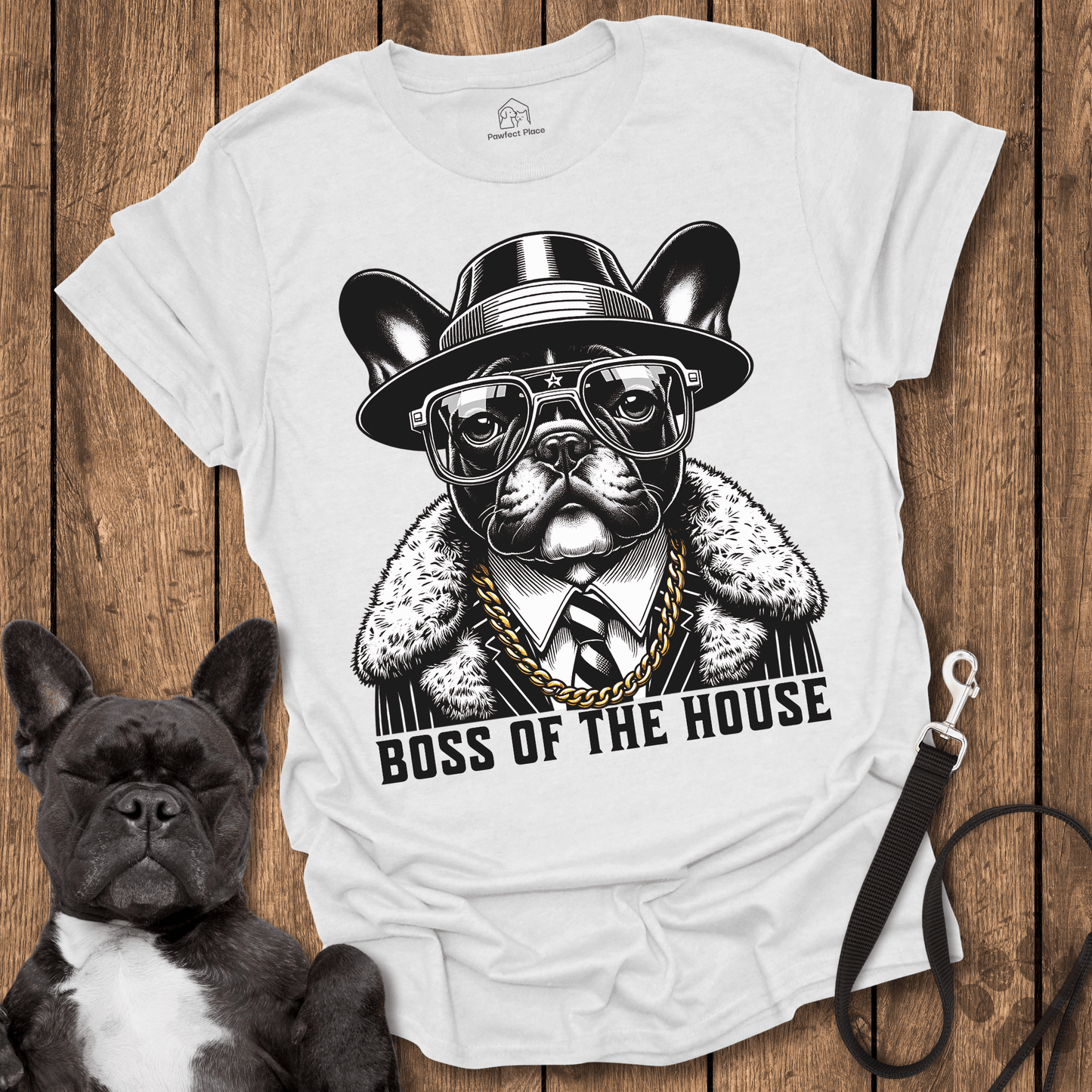 Frenchie T-Shirt, Boss Of The House - Dog Shirt