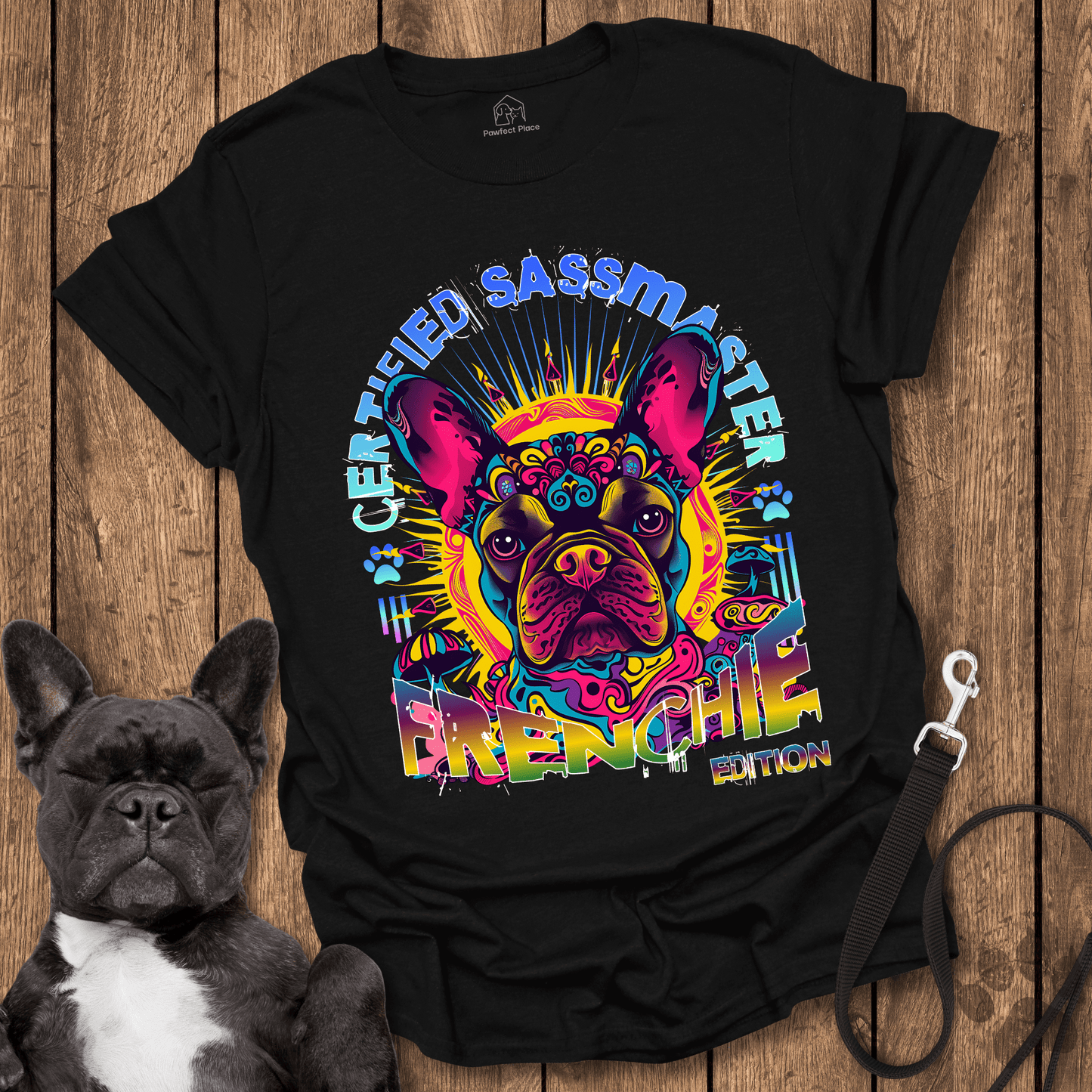 Frenchie T-Shirt, Certified Sassmaster Frenchie Edition - Dog Shirt