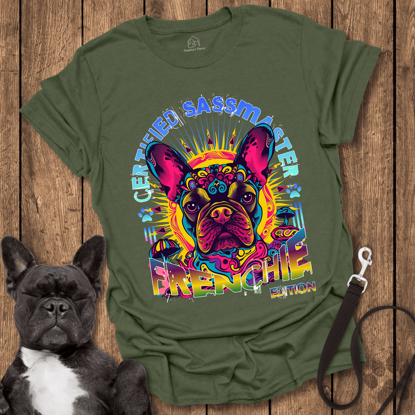 Frenchie T-Shirt, Certified Sassmaster Frenchie Edition - Dog Shirt