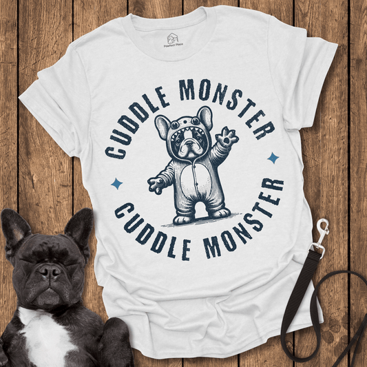 Cuddle Monster, Vintage - Frenchie Tee - PawfectPlace