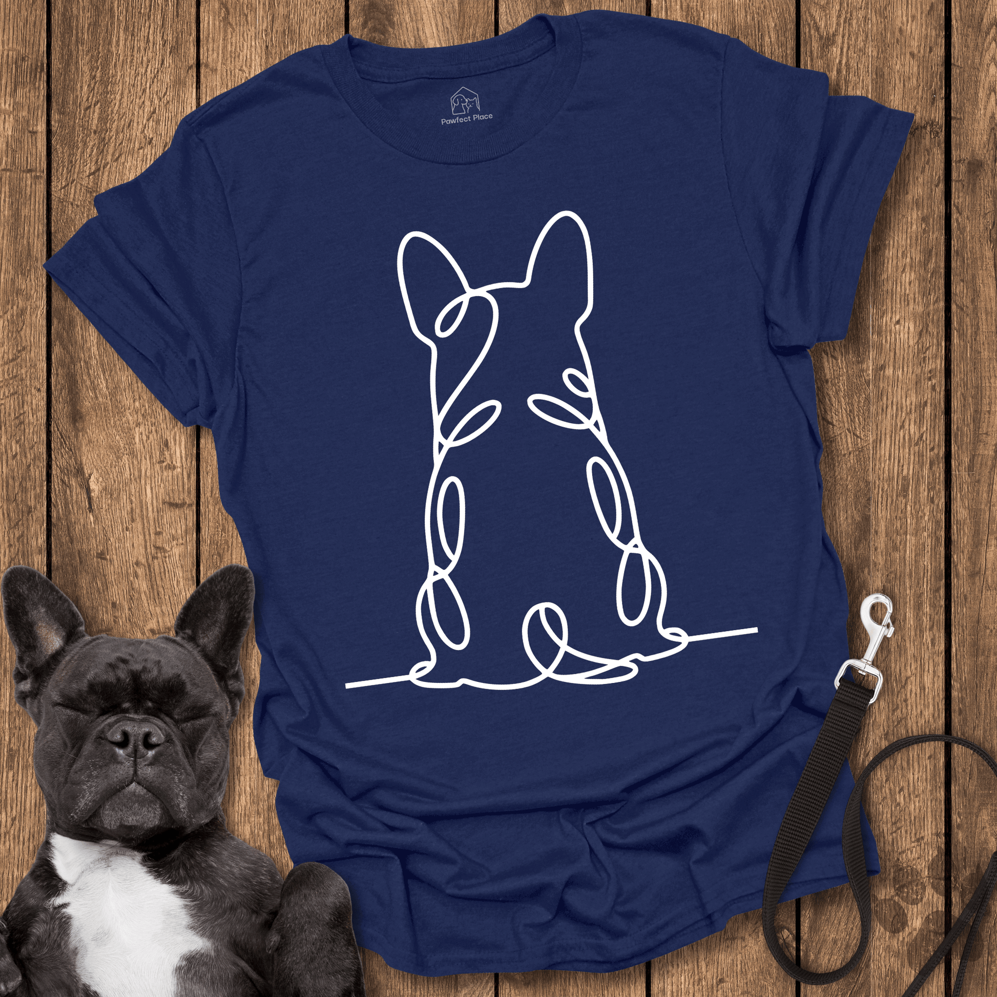 Frenchie T-Shirt, Frenchie Isn't Happy - Dog Shirt