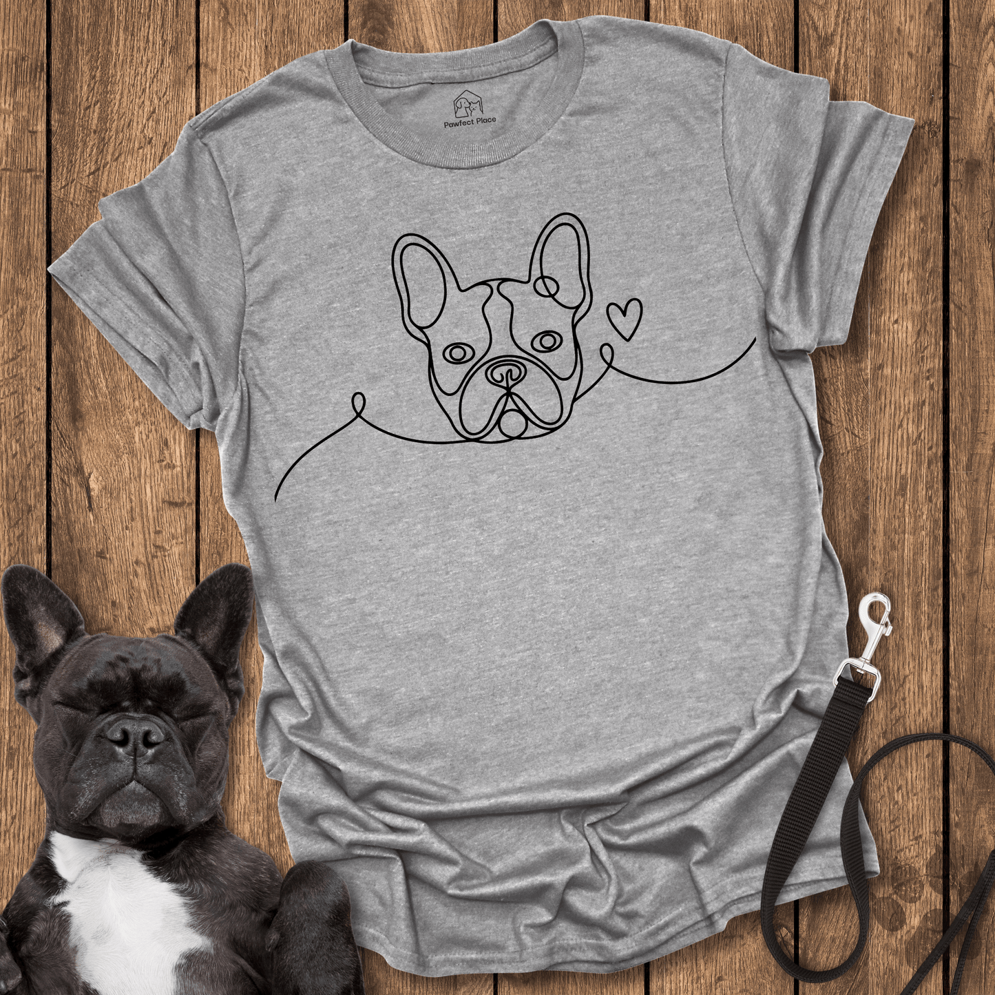 Frenchie T-Shirt, Frenchie Love - Dog Shirt