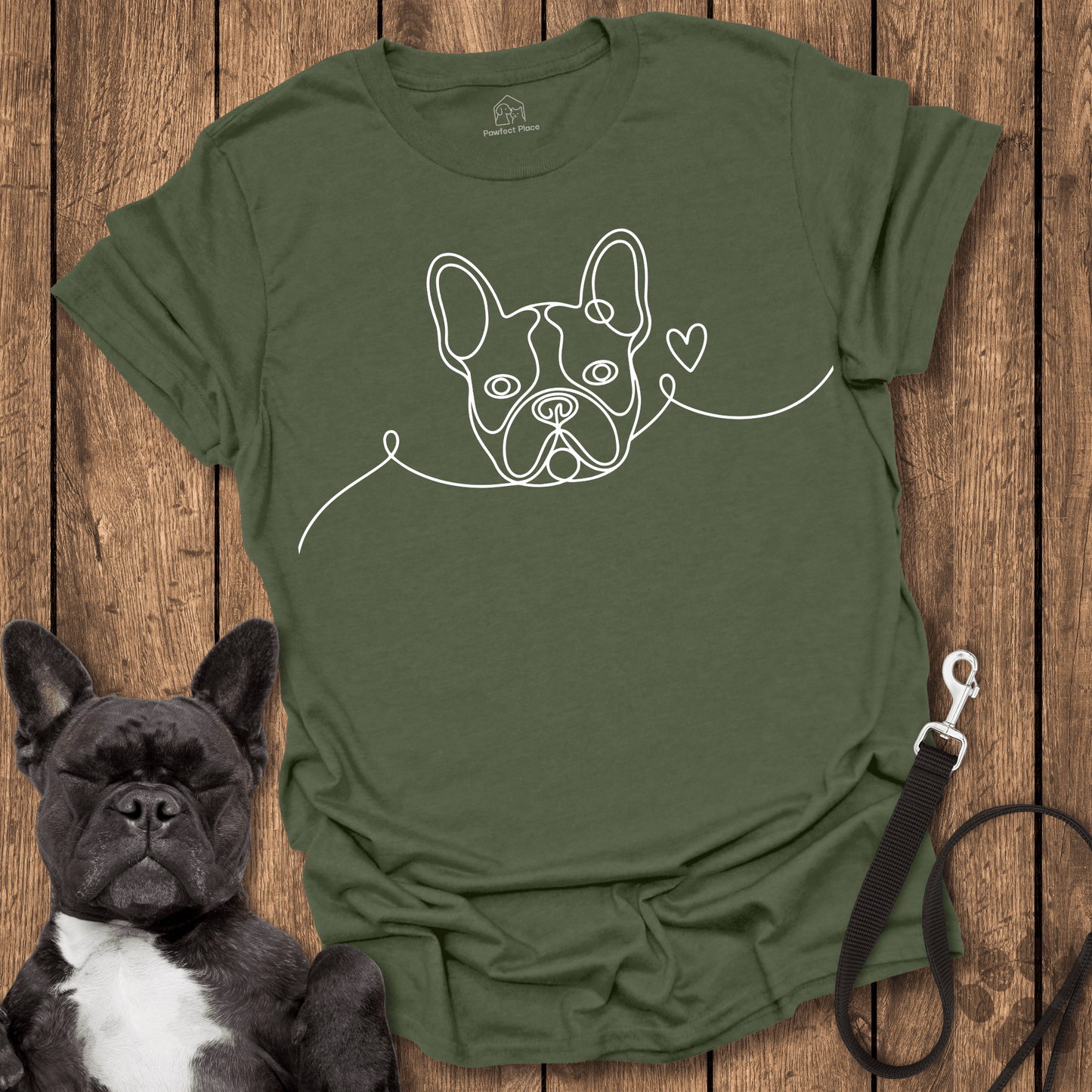Frenchie T-Shirt, Frenchie Love - Dog Shirt