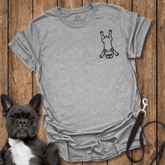 Frenchie T-Shirt, Frenchie Pocket Stretch - Dog Shirt