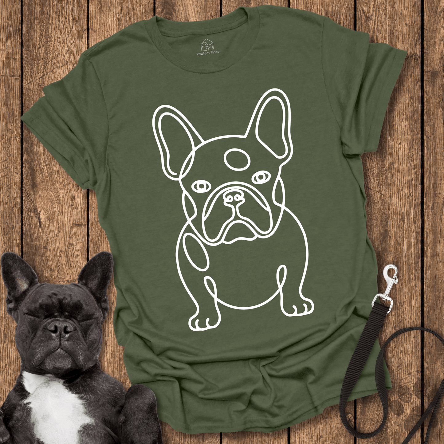 Frenchie T-Shirt, Frenchie Window Watcher - Dog Shirt