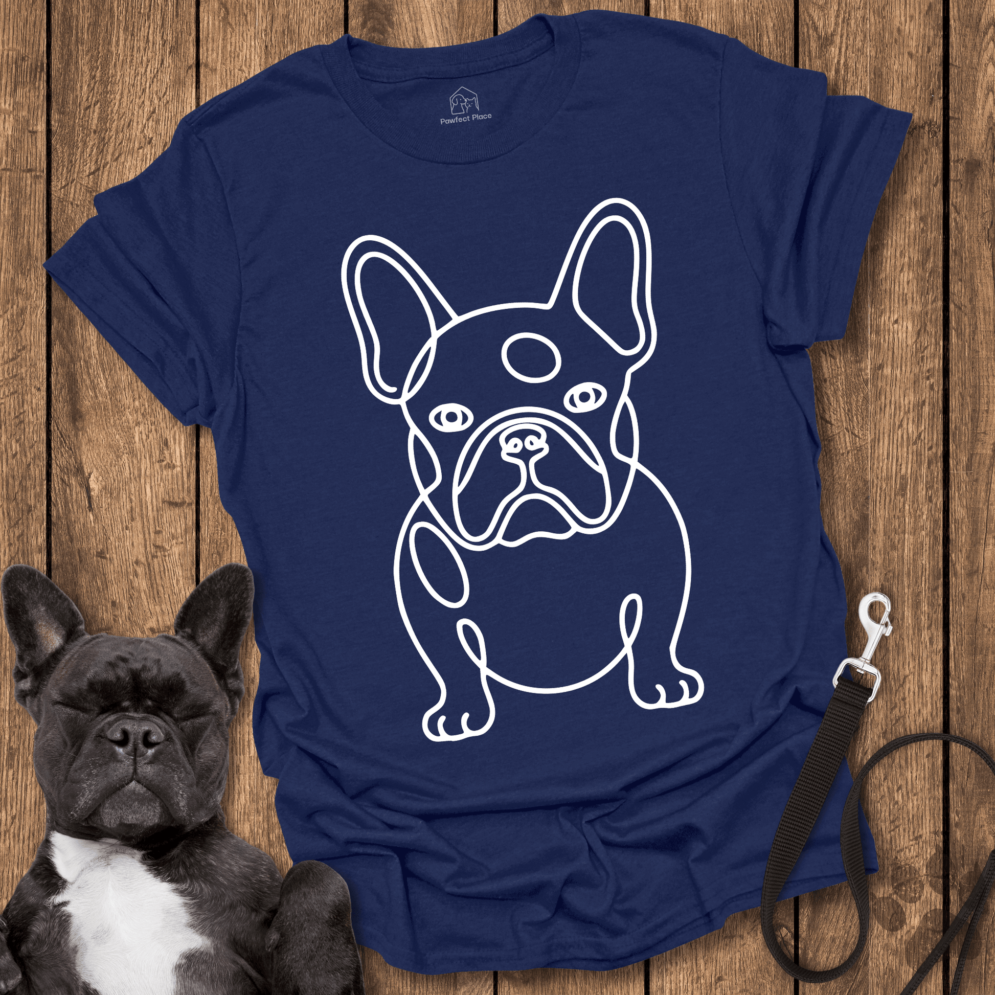 Frenchie T-Shirt, Frenchie Window Watcher - Dog Shirt