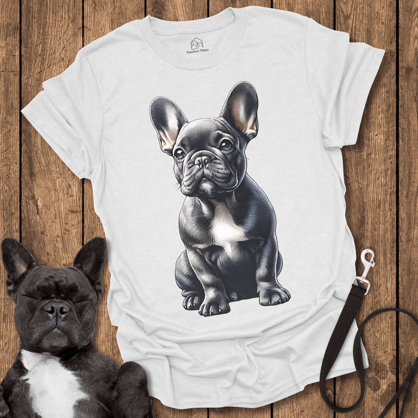 Frenchie T-Shirt, I Don't Sit I Pose - Dog Shirt