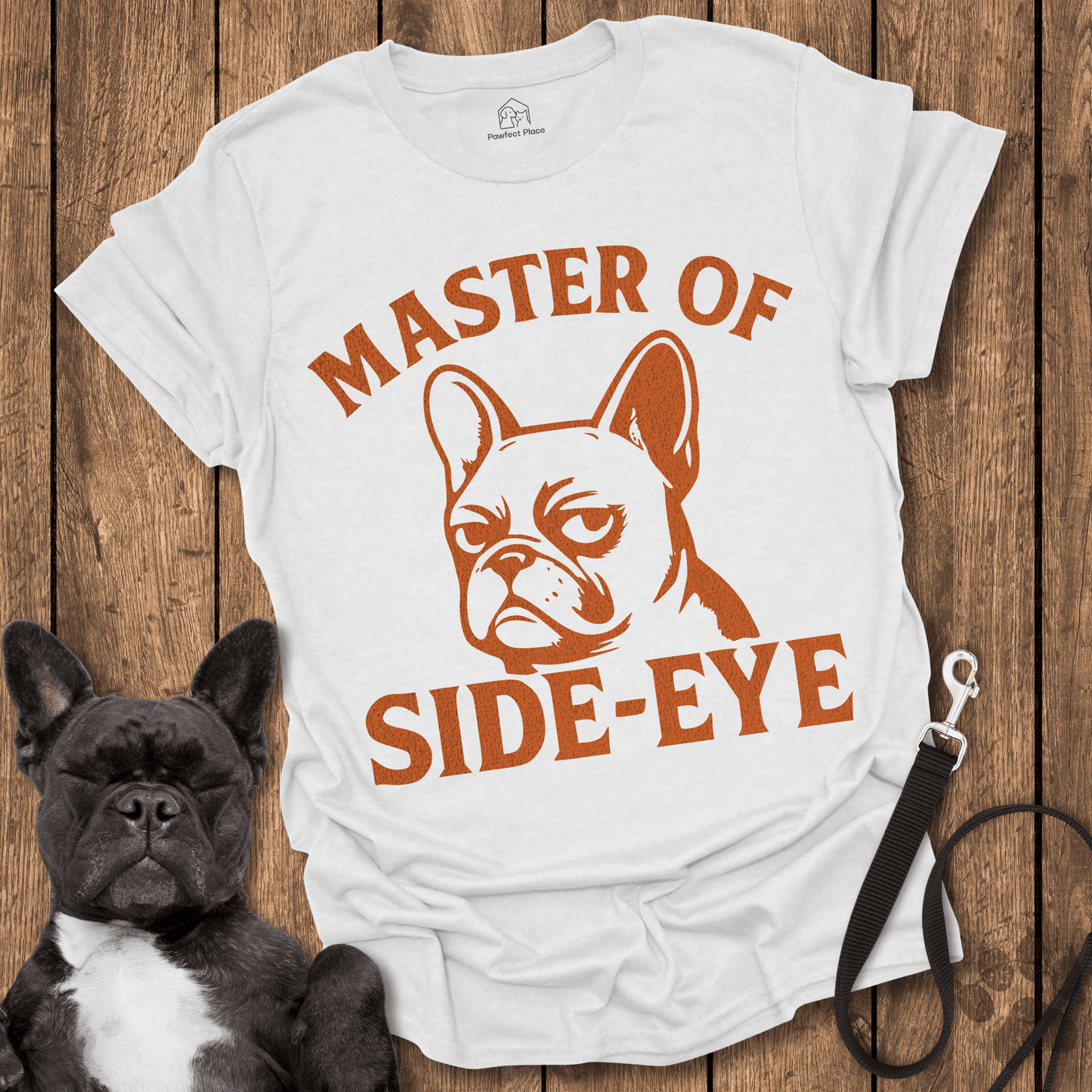 Frenchie T-Shirt, Master Of The Side-eye - Dog Shirt
