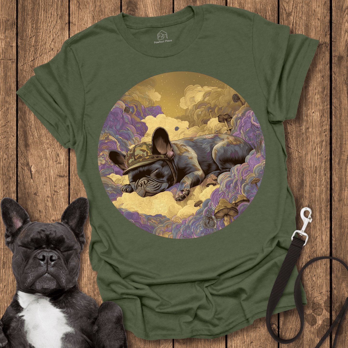 Frenchie T-Shirt, Military Dog, Frenchie Forces, Nap Ops - Dog Shirt