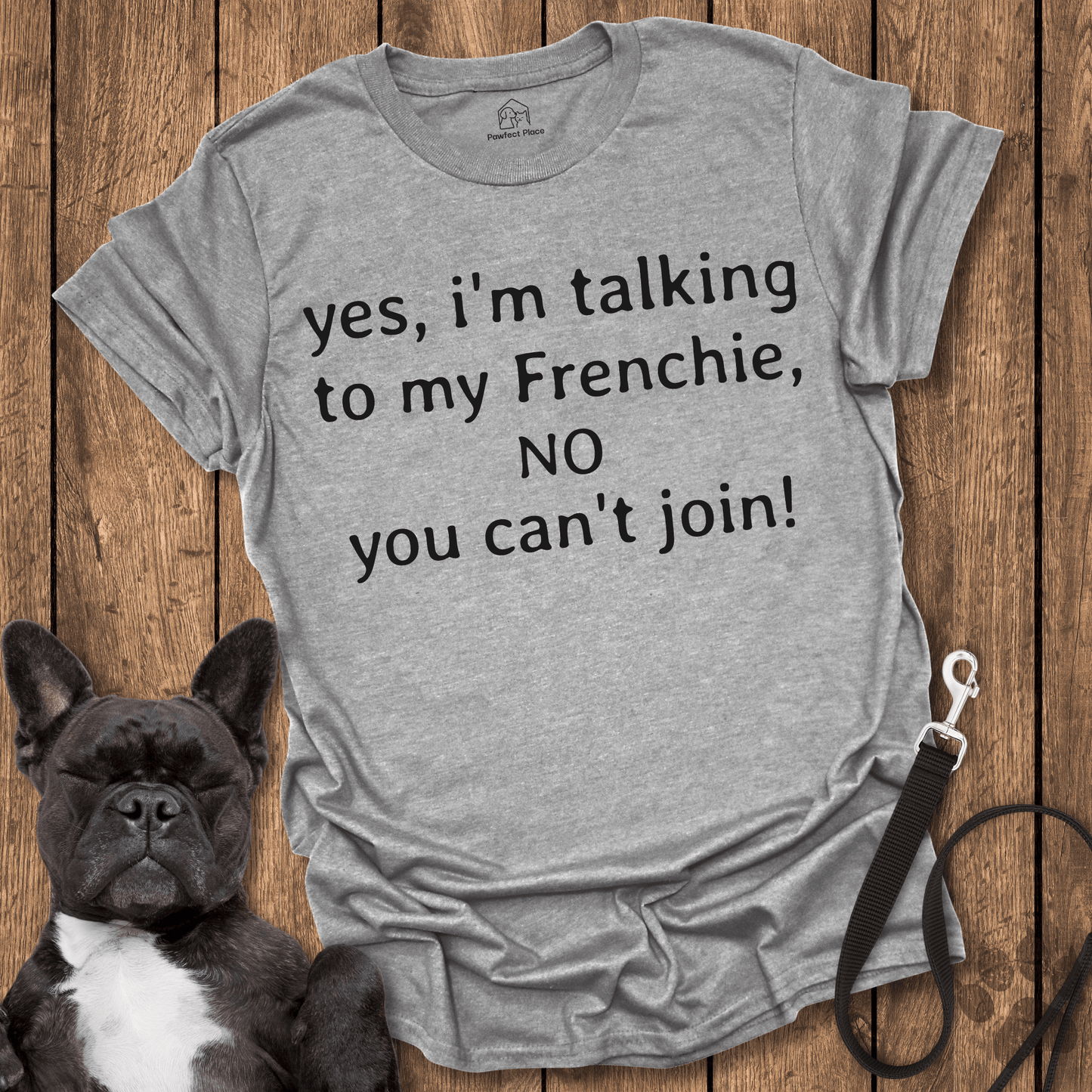 Frenchie T-Shirt, Yes I'm Talking To My Frenchie, NO You Can't Join! - Dog Shirt