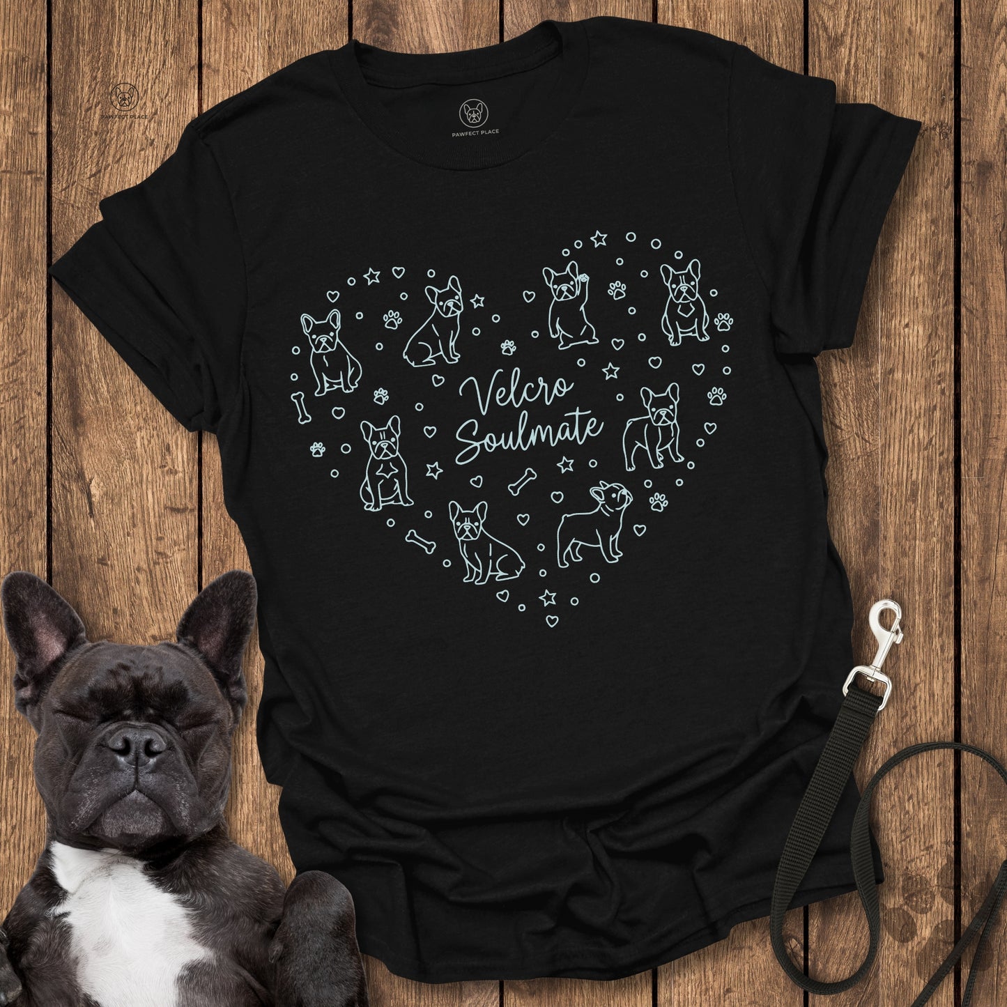 Velcro Soulmate Doodle Art T-Shirt