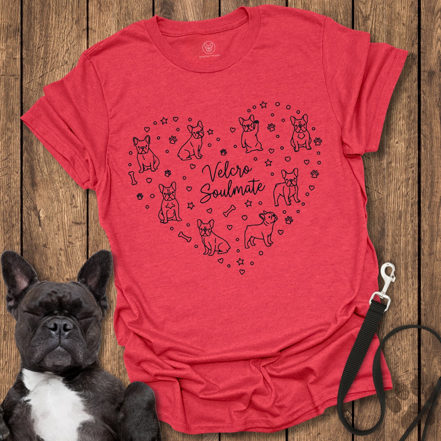 Velcro Soulmate Doodle Art T-Shirt