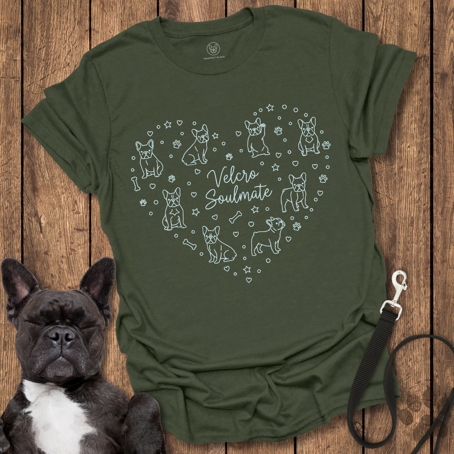 Velcro Soulmate Doodle Art T-Shirt