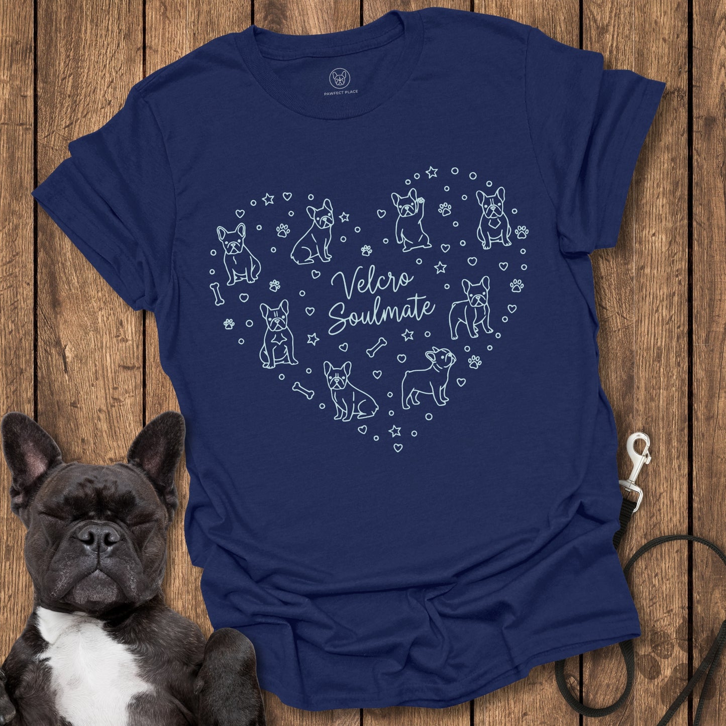 Velcro Soulmate Doodle Art T-Shirt