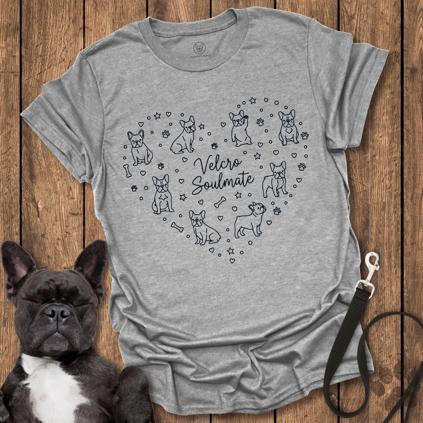 Velcro Soulmate Doodle Art T-Shirt