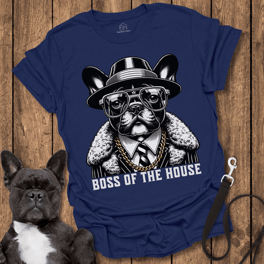 Frenchie T-Shirt, Boss Of The House - Dog Shirt