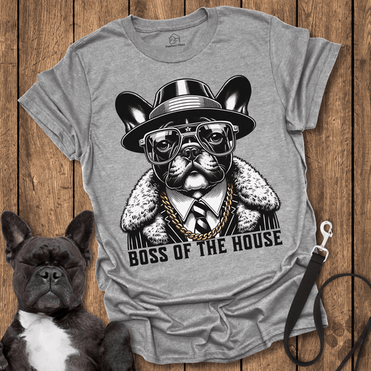 Frenchie T-Shirt, Boss Of The House - Dog Shirt