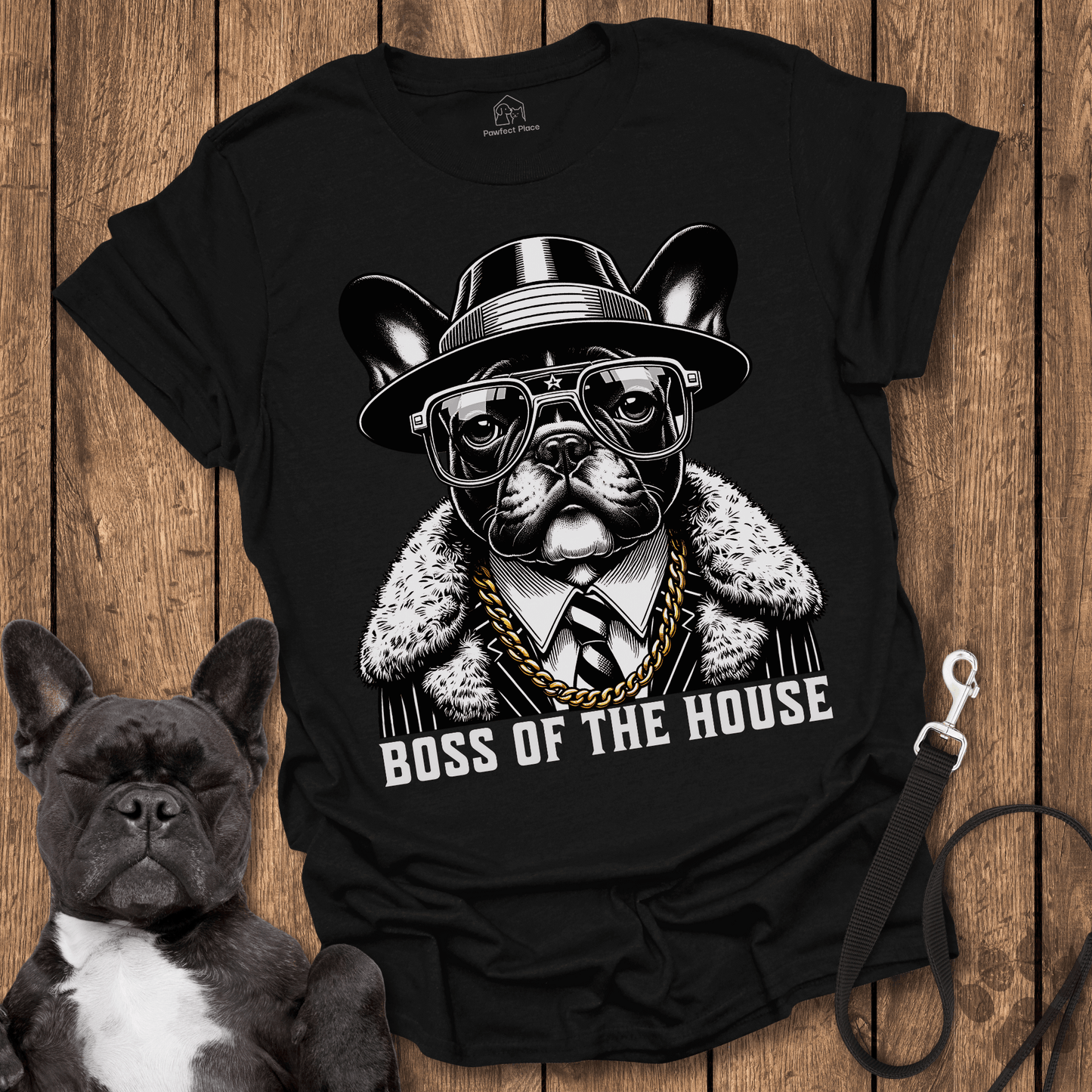 Frenchie T-Shirt, Boss Of The House - Dog Shirt