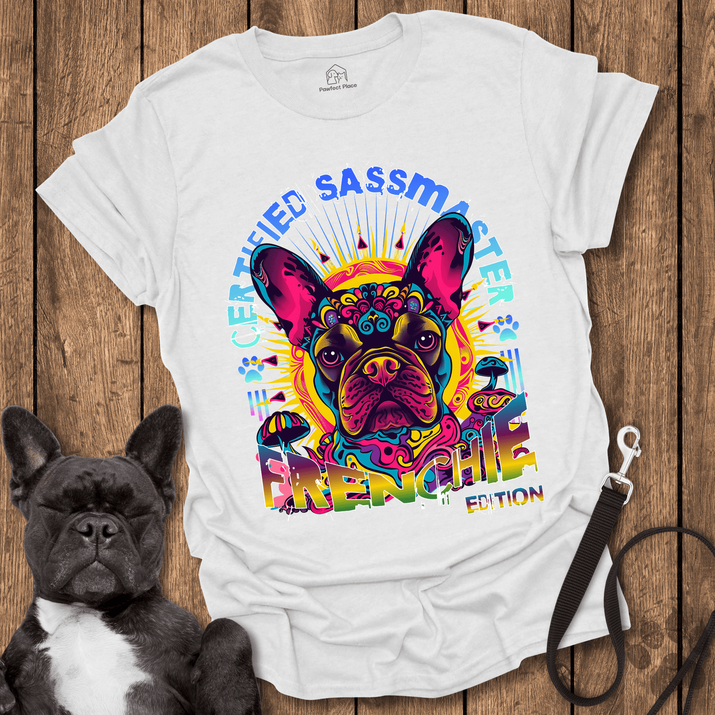 Frenchie T-Shirt, Certified Sassmaster Frenchie Edition - Dog Shirt