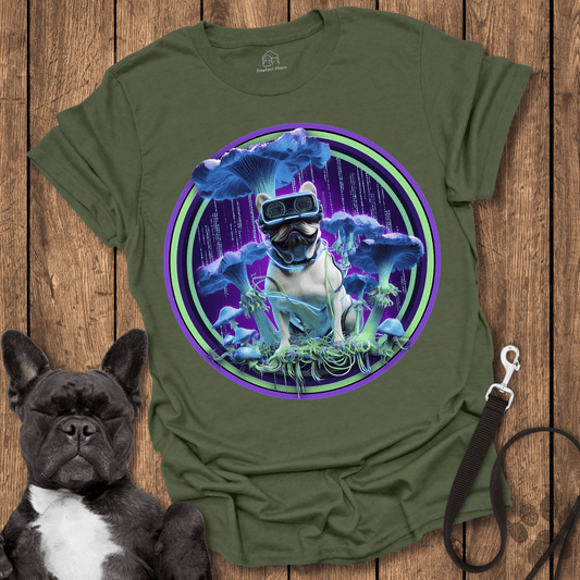 Frenchie T-Shirt, Code Breaking IT Frenchie - Leash Hacker - Dog Shirt