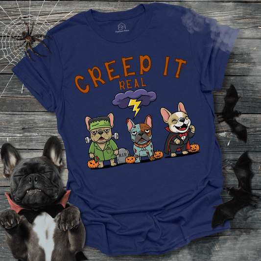 Creep It Real - Halloween Frenchie Tee - PawfectPlace