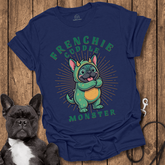Cute Frenchie Cuddle Monster - Frenchie Tee - PawfectPlace