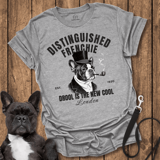 Frenchie T-Shirt, Distinguished Frenchie - Dog Shirt