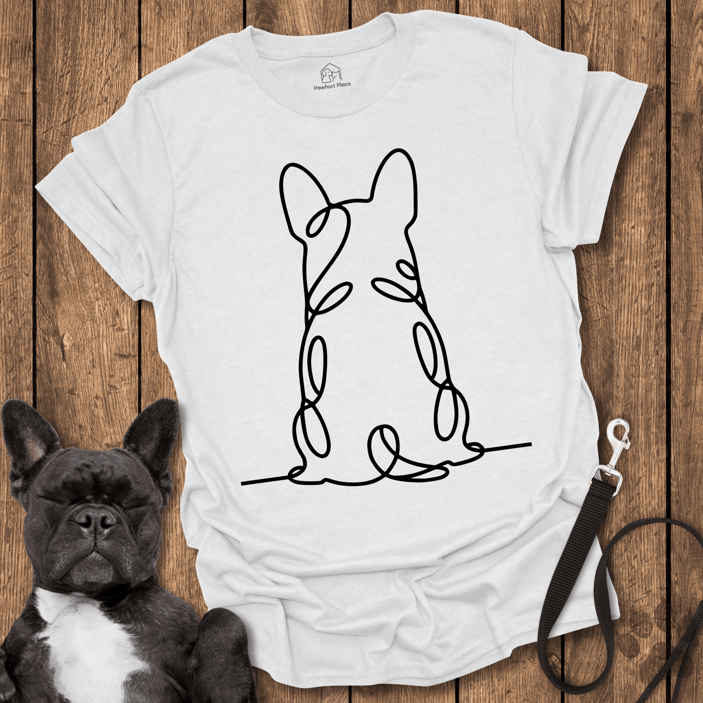 Frenchie T-Shirt, Frenchie Isn't Happy - Dog Shirt