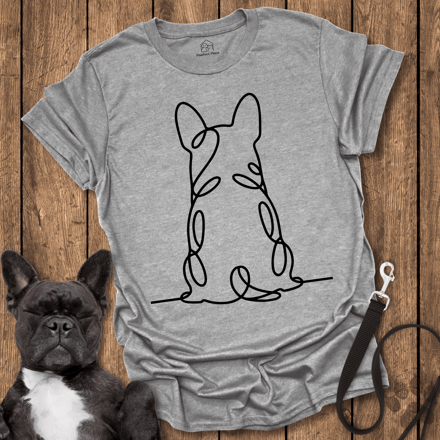 Frenchie T-Shirt, Frenchie Isn't Happy - Dog Shirt