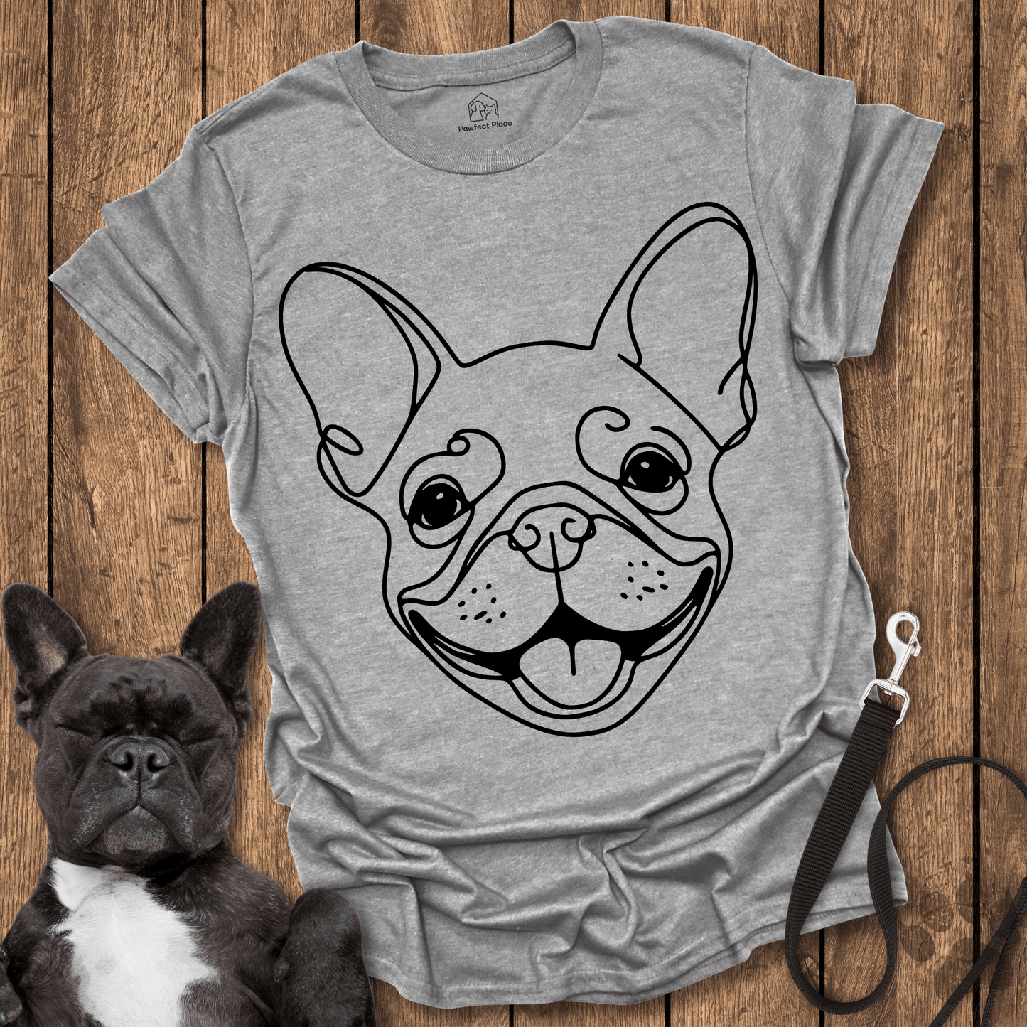Frenchie T-Shirt, Frenchie Smile - Dog Shirt