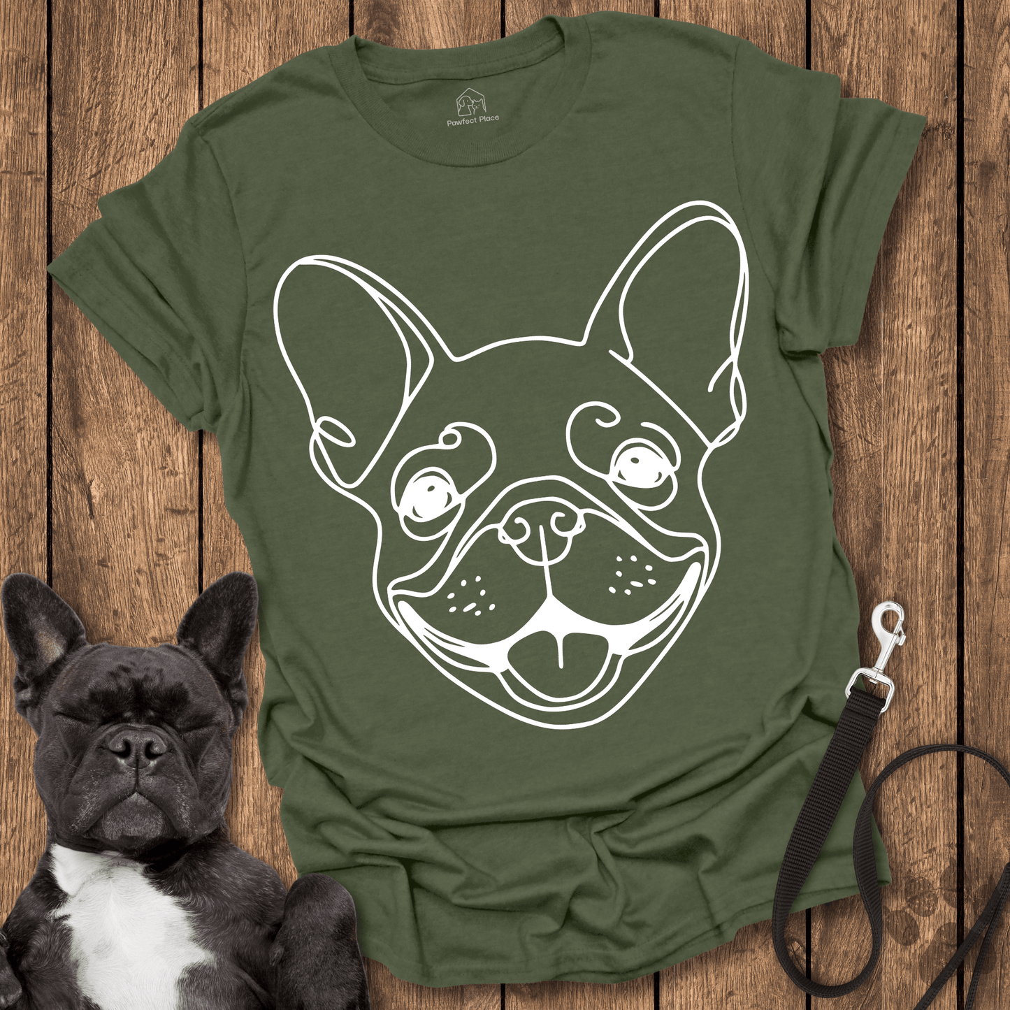 Frenchie T-Shirt, Frenchie Smile - Dog Shirt