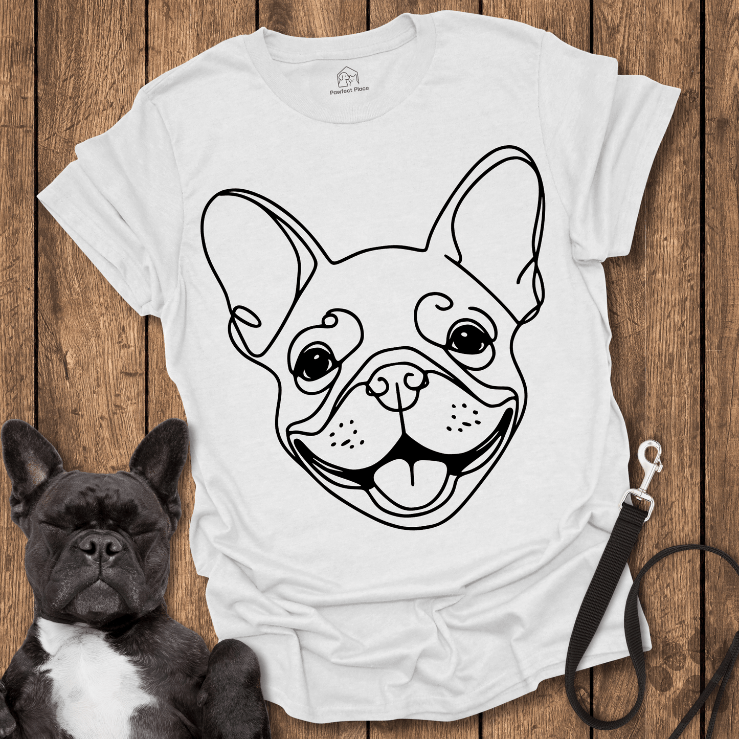 Frenchie T-Shirt, Frenchie Smile - Dog Shirt