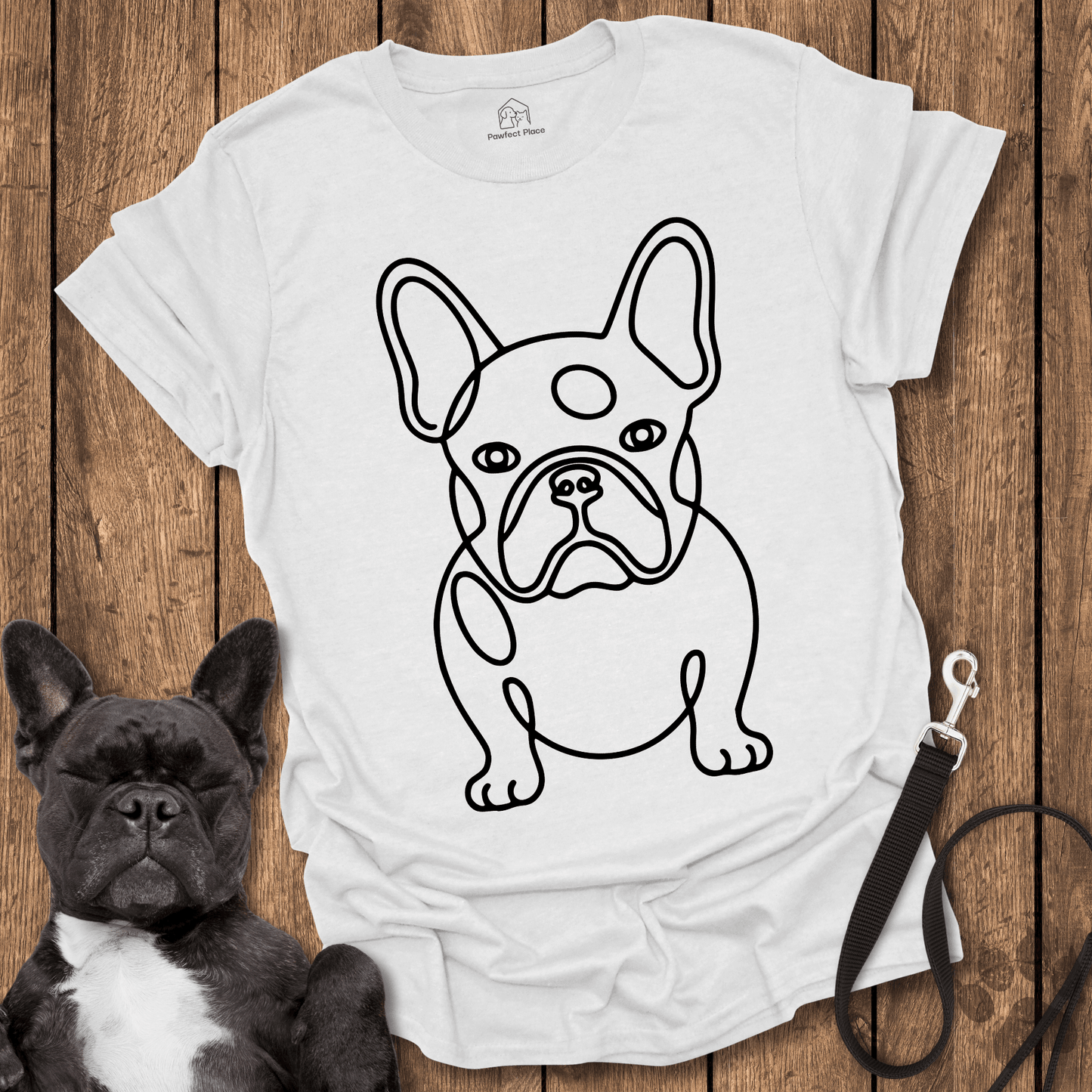 Frenchie T-Shirt, Frenchie Window Watcher - Dog Shirt