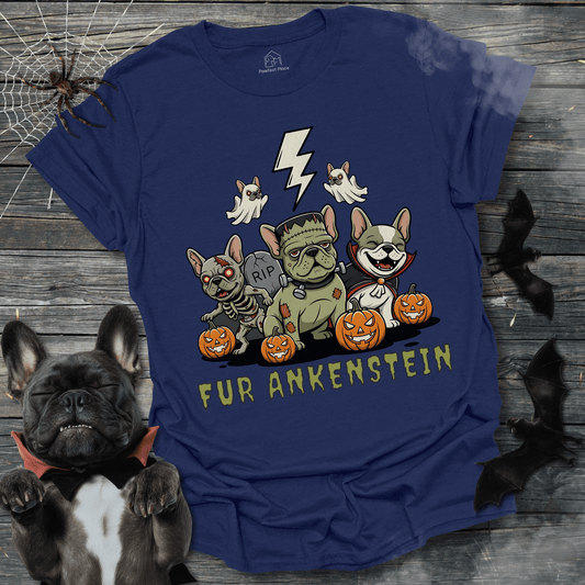 Fur Ankenstein - Halloween Frenchie Tee - PawfectPlace