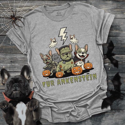 Fur Ankenstein - Halloween Frenchie Tee - PawfectPlace
