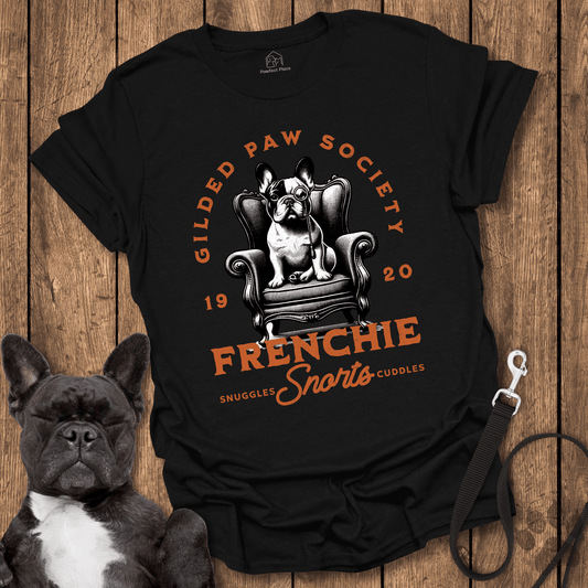 Frenchie T-Shirt, Gilded Paw Society 1920 - Dog Shirt
