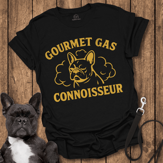 Frenchie T-Shirt, Gourmet Gas Connoisseur - Dog Shirt