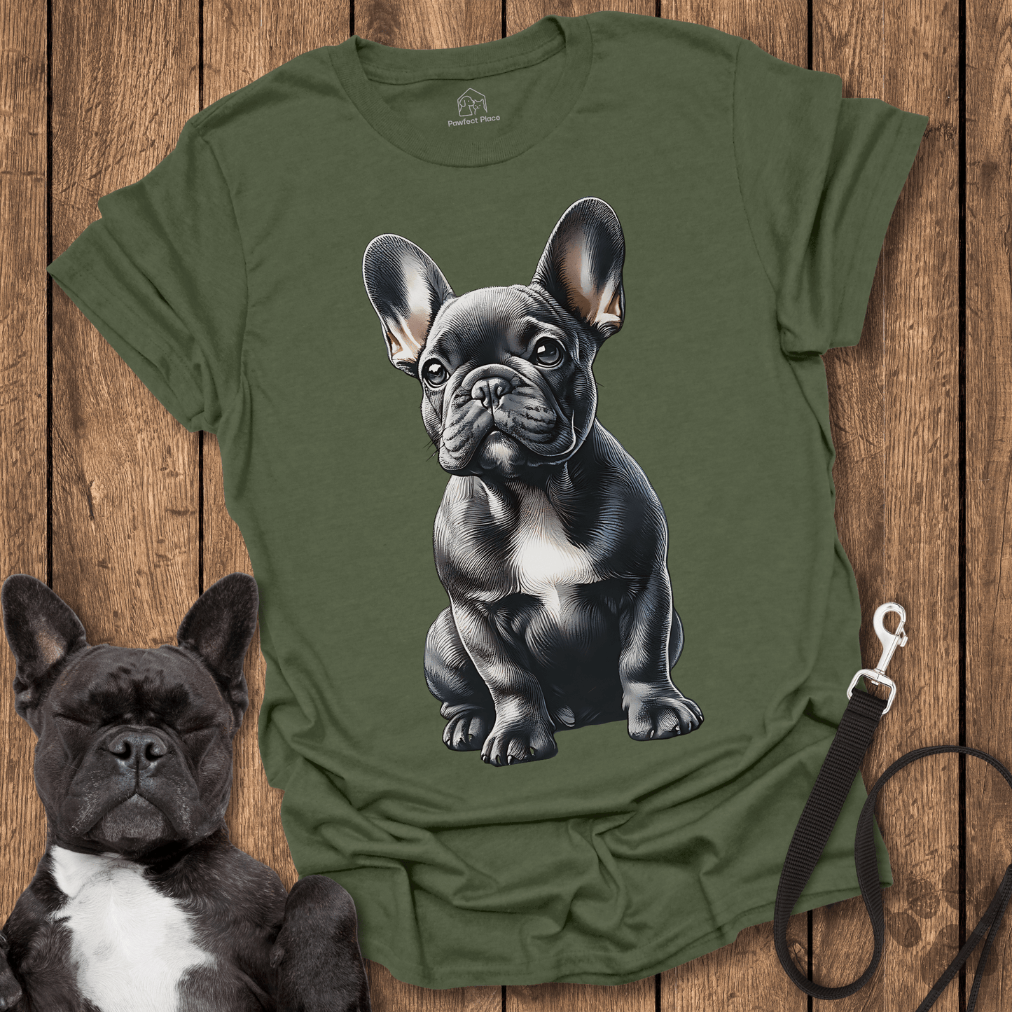 Frenchie T-Shirt, I Don't Sit I Pose - Dog Shirt