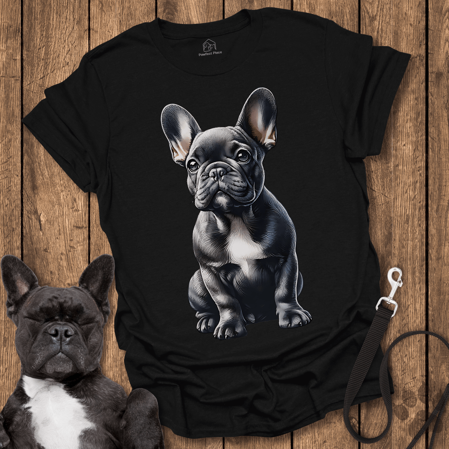 Frenchie T-Shirt, I Don't Sit I Pose - Dog Shirt