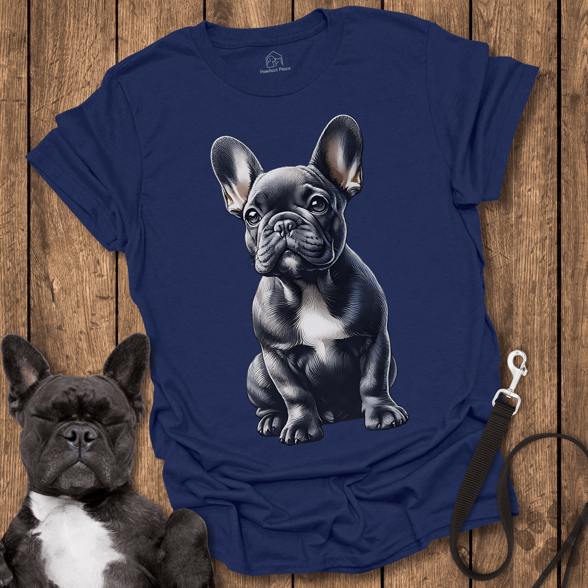 Frenchie T-Shirt, I Don't Sit I Pose - Dog Shirt