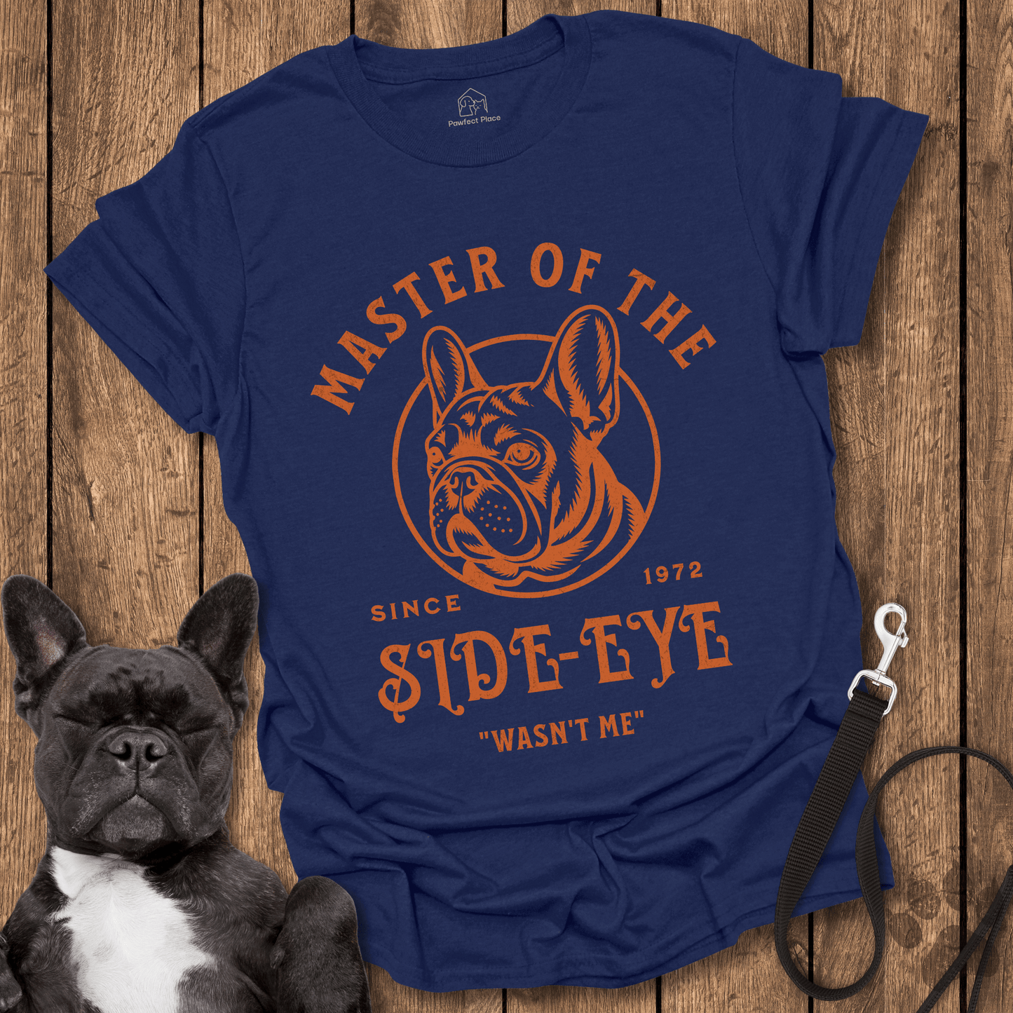 Frenchie T-Shirt, Master Of The Side-eye - Dog Shirt