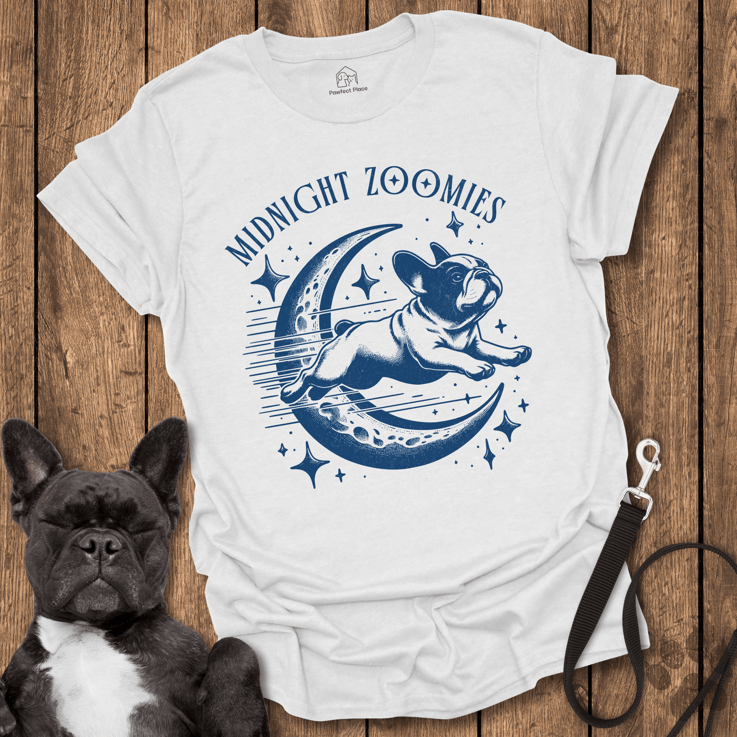 Midnight Zoomies - Frenchie Tee - PawfectPlace