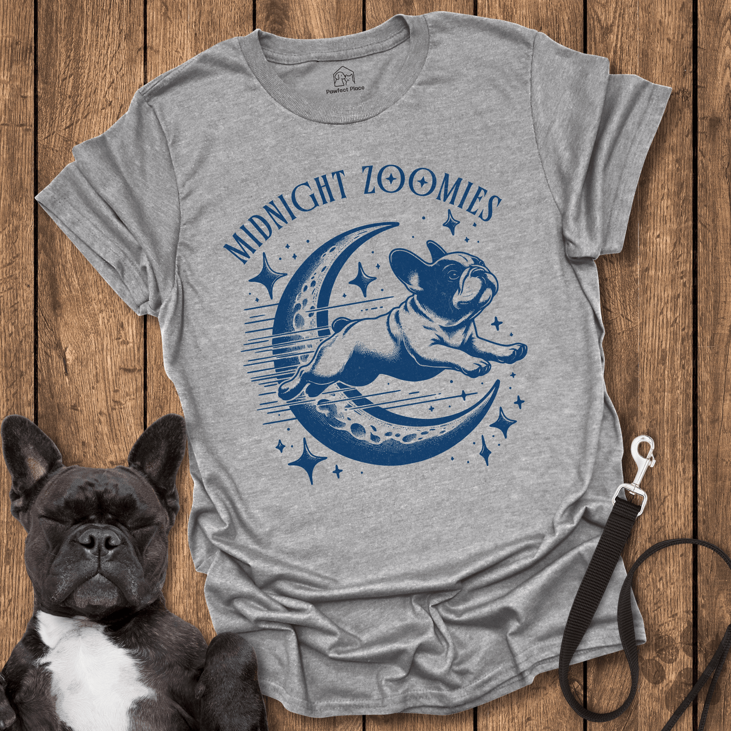 Midnight Zoomies - Frenchie Tee - PawfectPlace