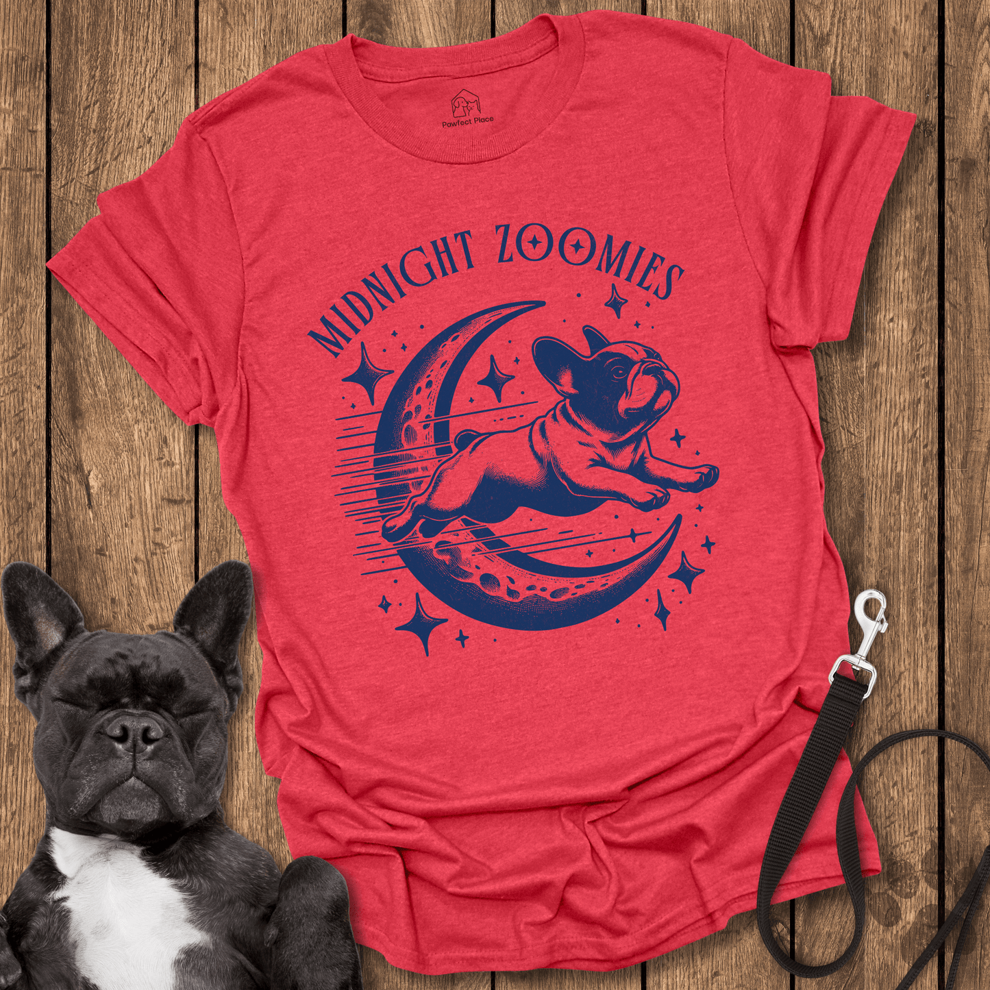 Midnight Zoomies - Frenchie Tee - PawfectPlace