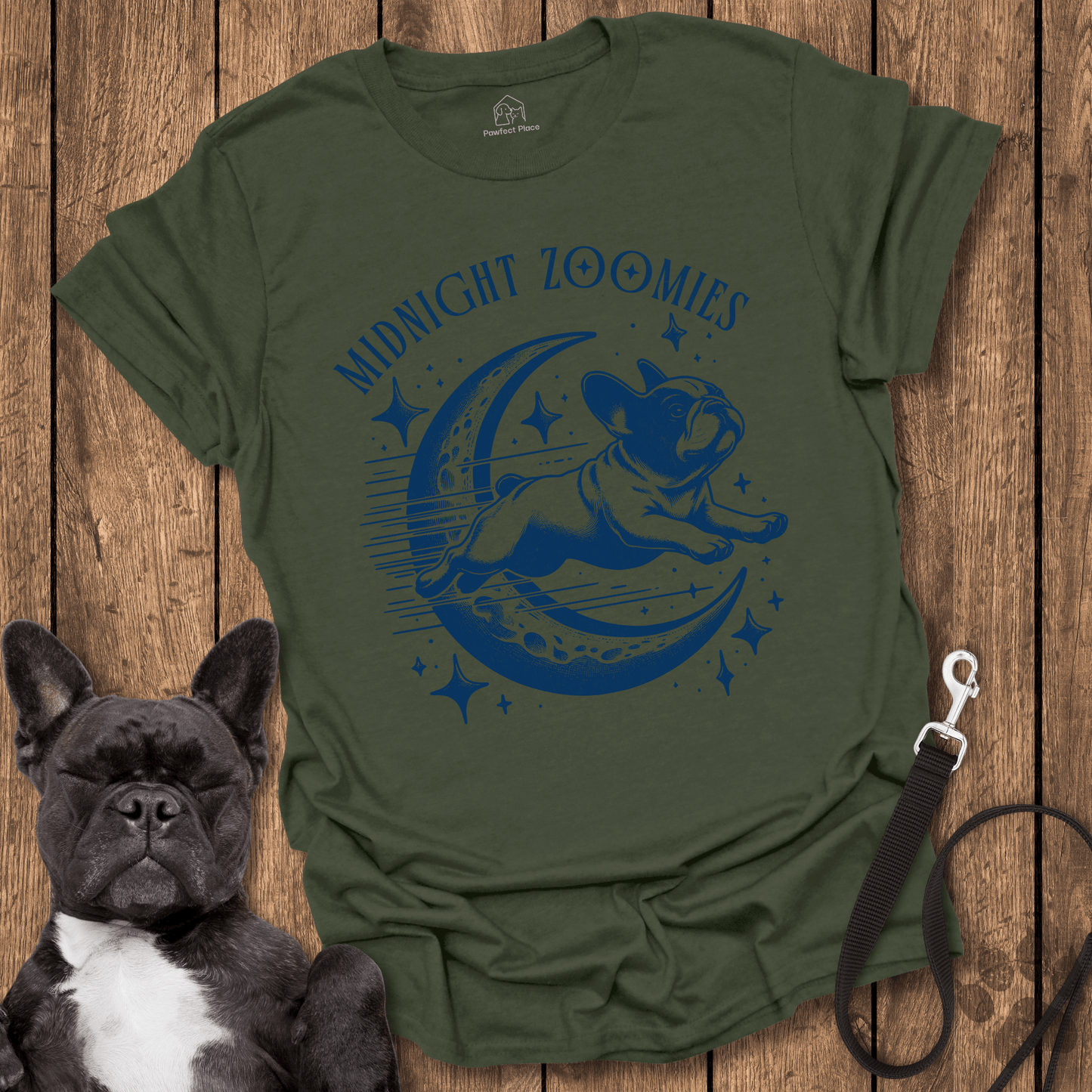 Midnight Zoomies - Frenchie Tee - PawfectPlace