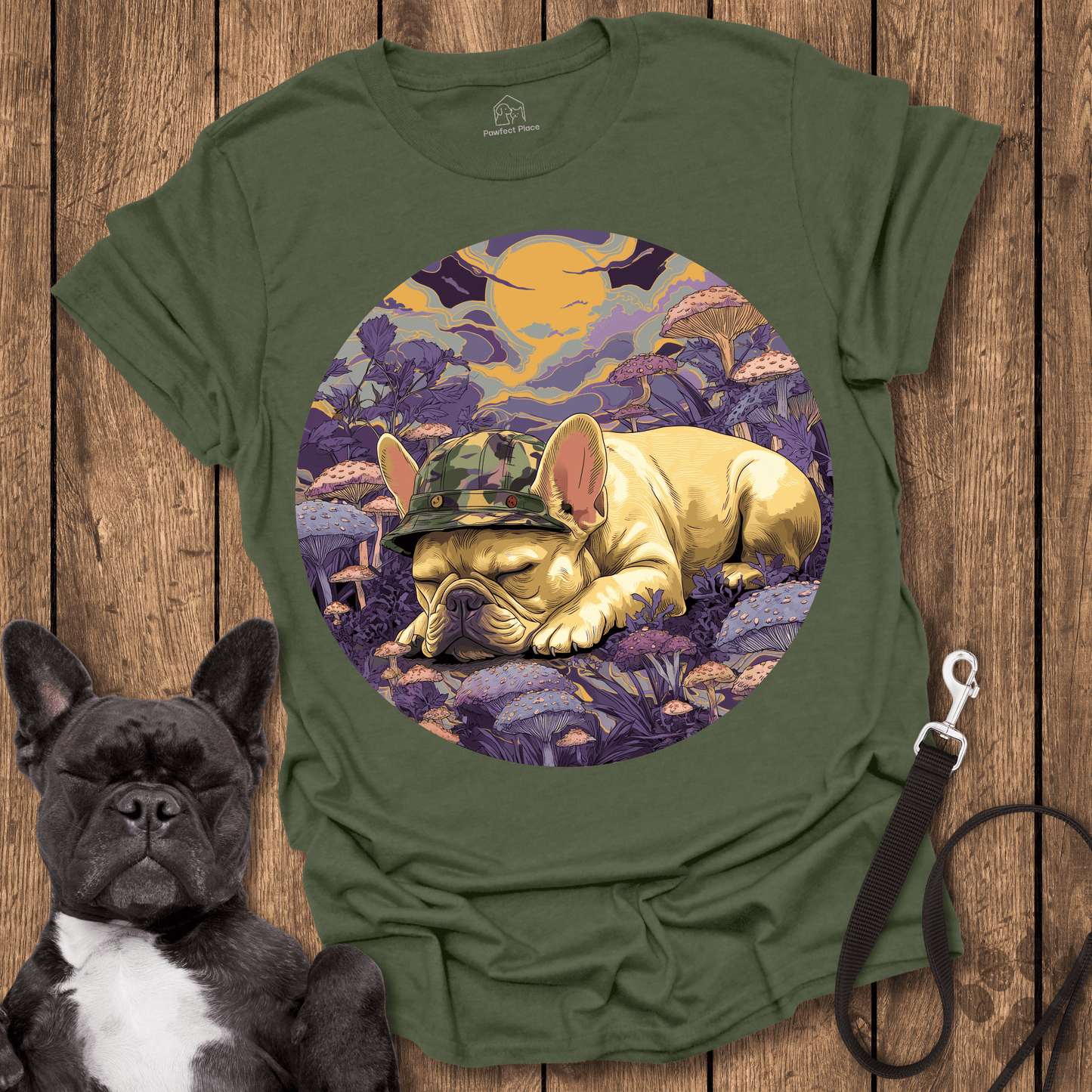 Frenchie T-Shirt, Military Dog, Frenchie Forces, Nap Ops - Dog Shirt