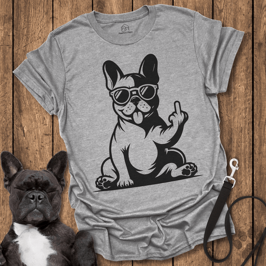 Frenchie T-Shirt, No Manners - Dog Shirt