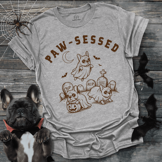 Paw - Sessed, Vintage - Halloween Frenchie Tee - PawfectPlace