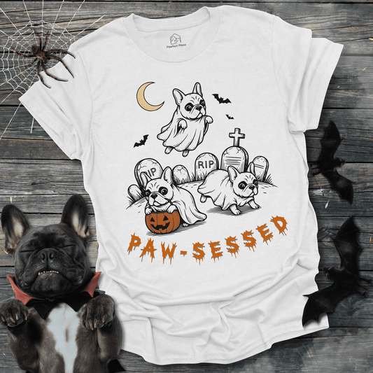Pawsessd, Vintage - Halloween Frenchie Tee - PawfectPlace